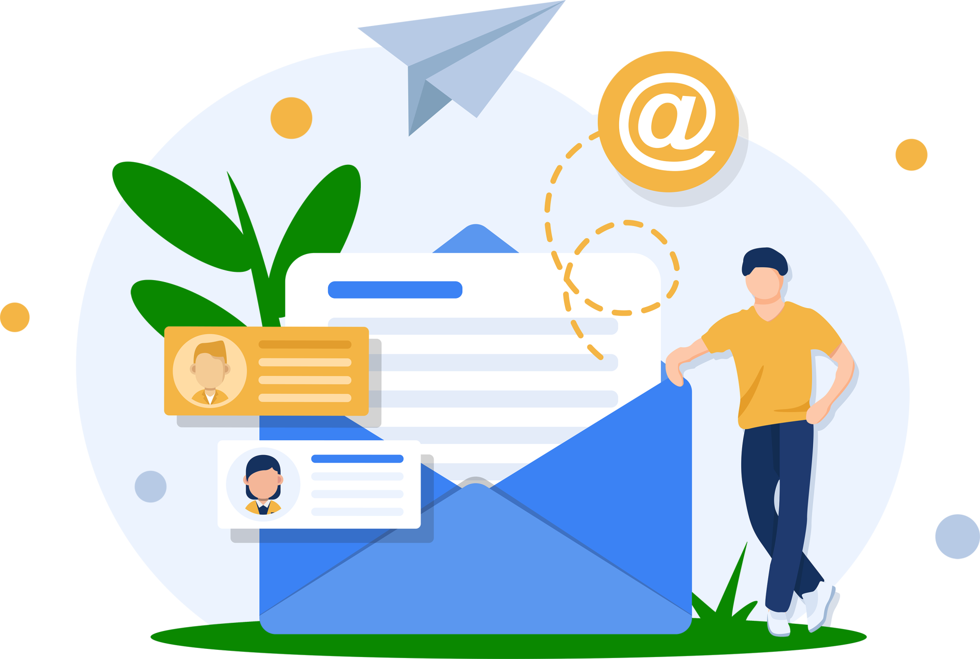 Duo Webz, LLC provides monthly Email reports